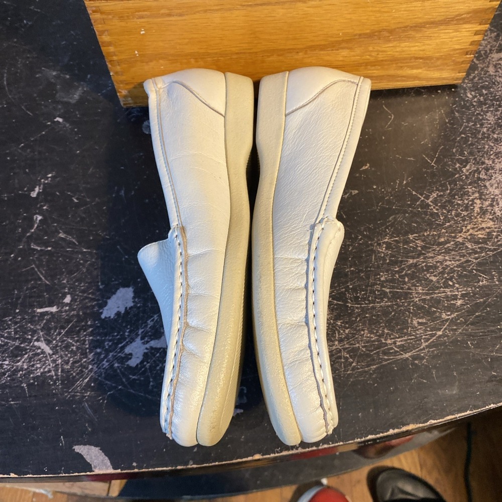 SAS  Size 8.5 N  Tripad Comfort Women's Beige Leather Loafers Cushioned Slip On - Picture 6 of 7